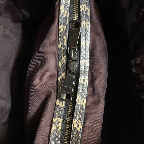 COACH Dalton 31 Colorblock Leather with Snakeskin Trim. In great condition! - Picture 6 of 9